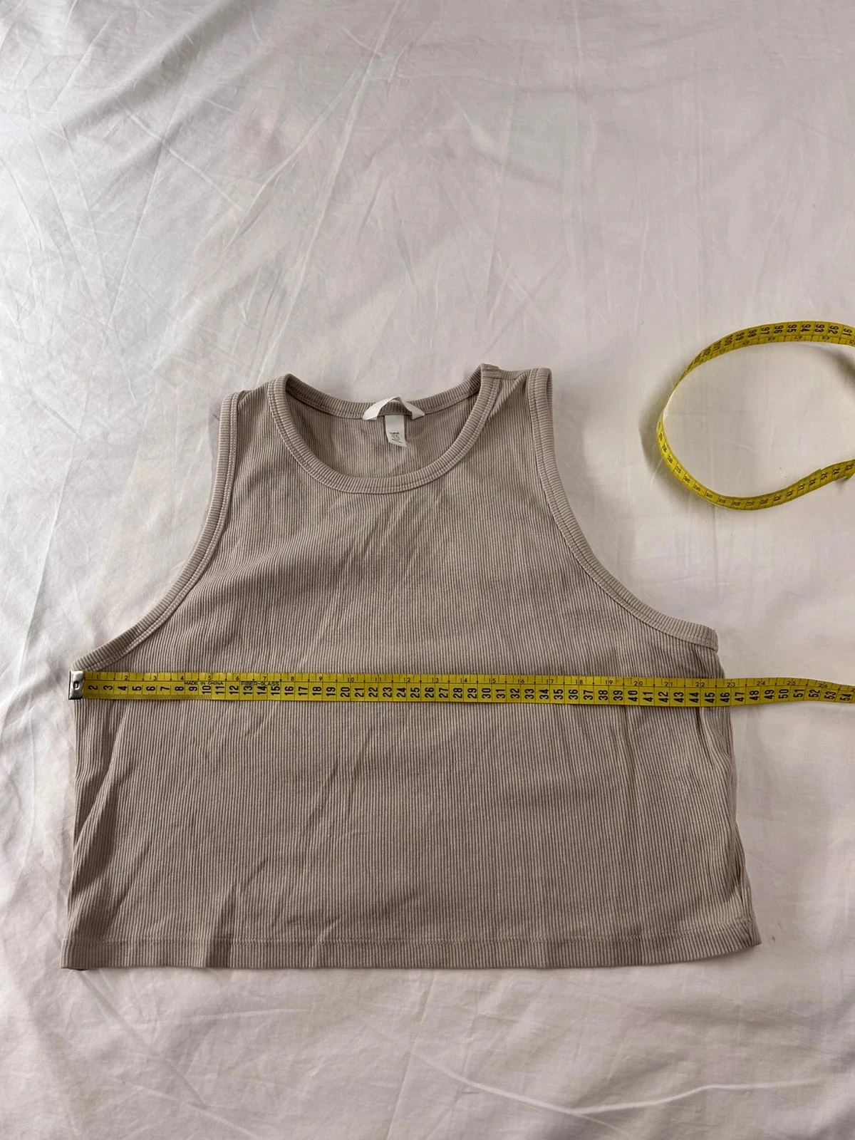 Beige cropped top h&m – photo 6